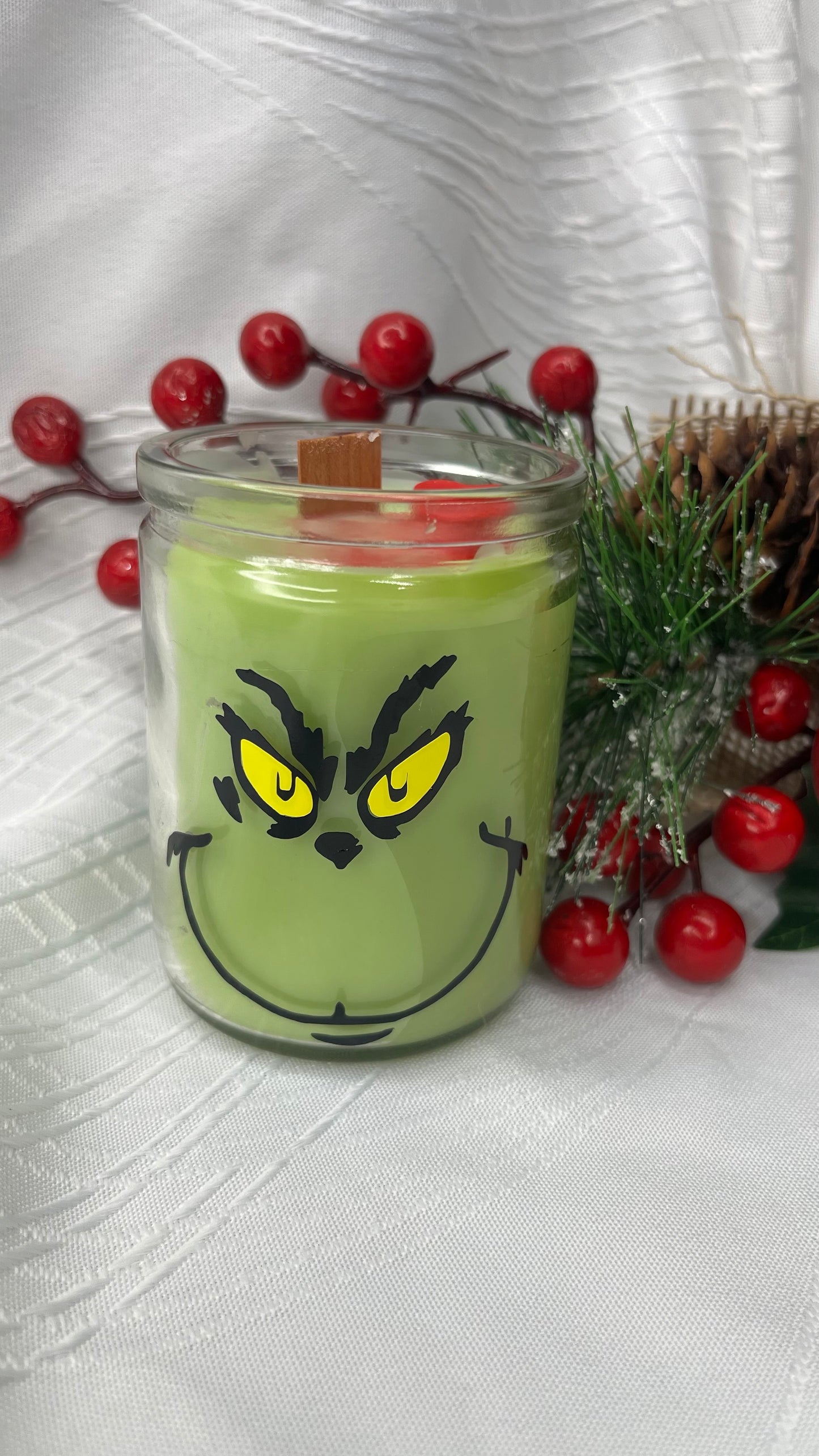 Grinch Candles