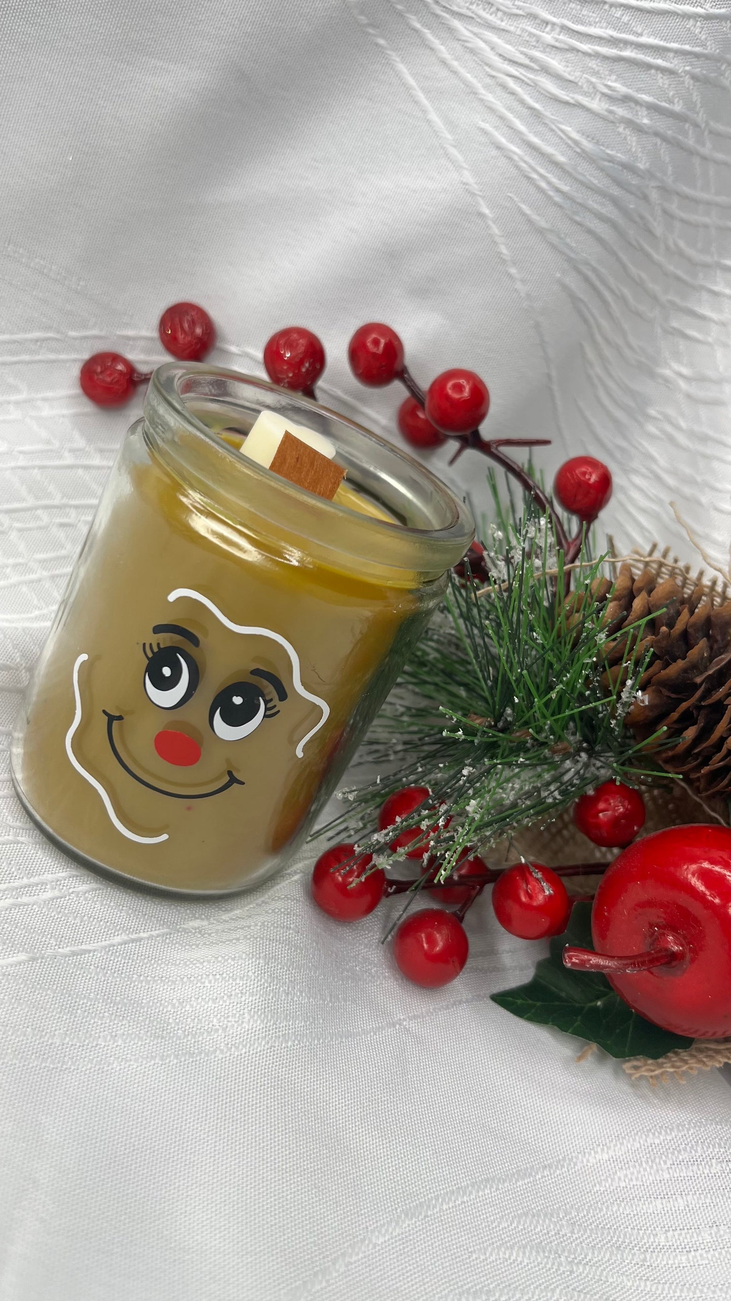 Gingerbread Candles