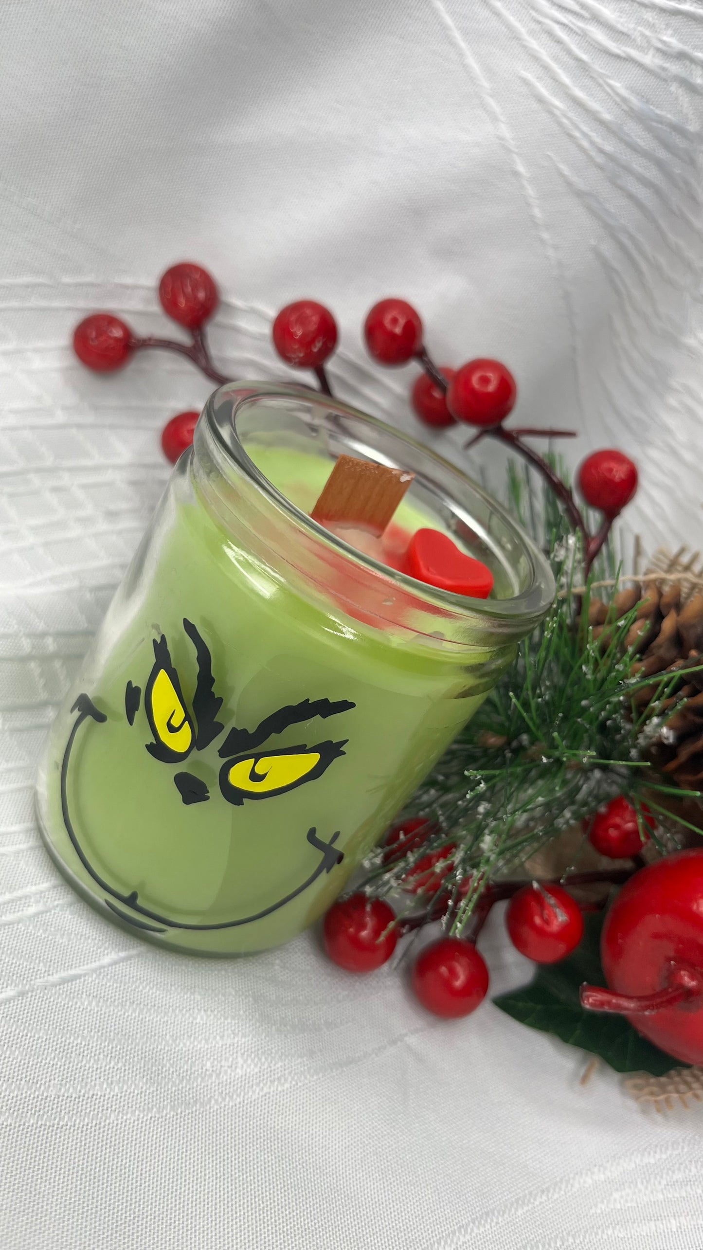 Grinch Candles