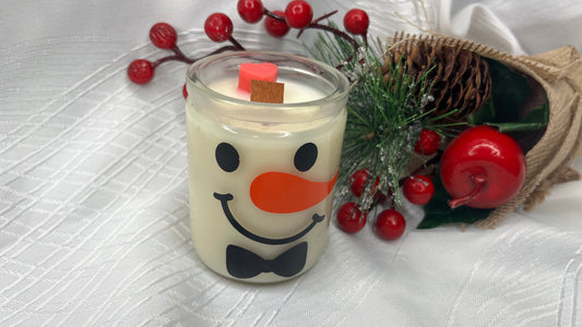 Snowman Candles