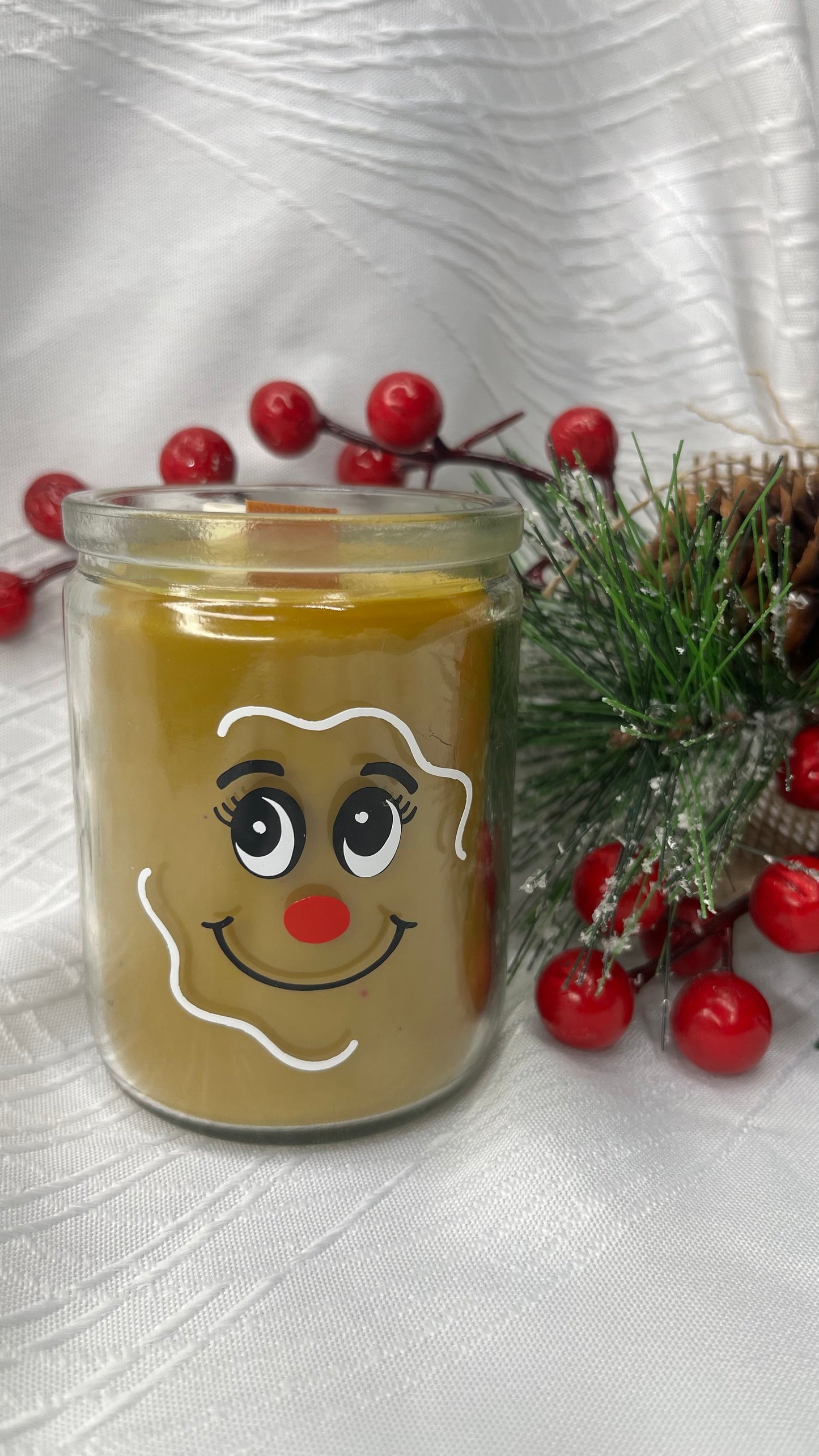 Gingerbread Candles