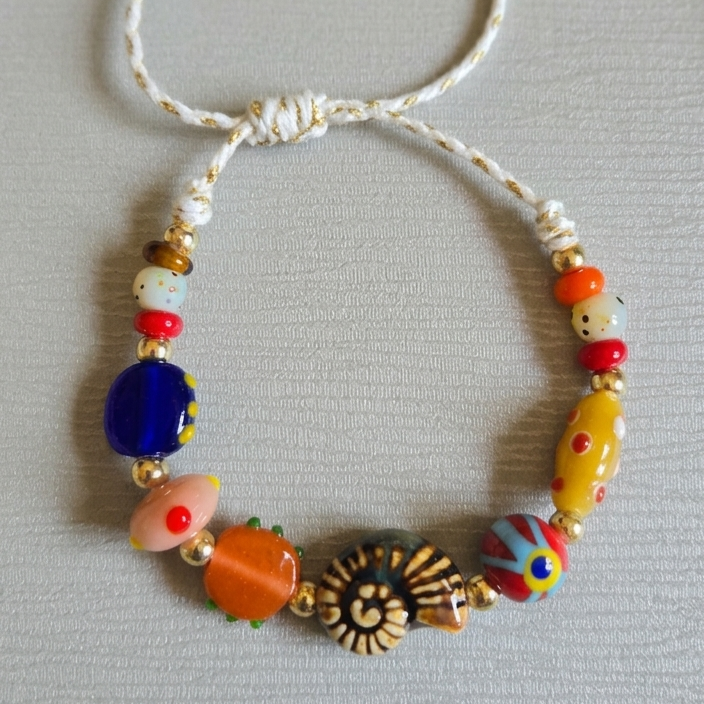 Pulsera Caracola Dorada